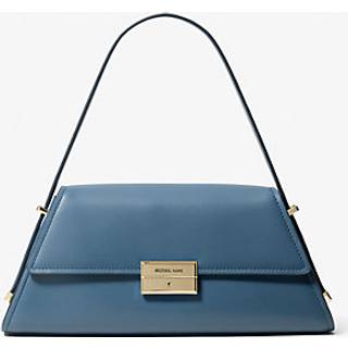 MK Ludlow Medium Leather Shoulder Bag - Blue - Michael Kors - ONE SIZE