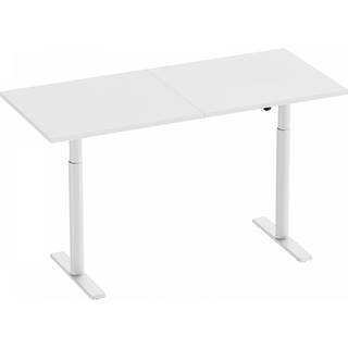 MaxMount Hæve Sænkebord Elektrisk Skrivebord 1600x700mm - Hvid