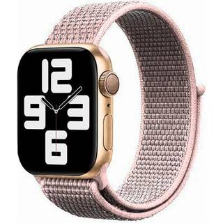Apple Watch (42/44/SE/45/46/49mm) Lippa Nylonrem - Rose Gold
