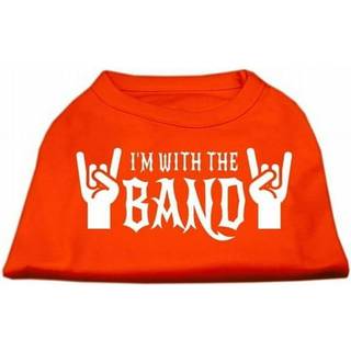 Med bandskärmens tryckskjorta orange LG