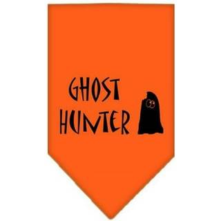Ghost Hunter Screen Print Bandana Orange Large