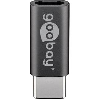 Adapter USB-C til USB 2.0 Micro-B, grå
