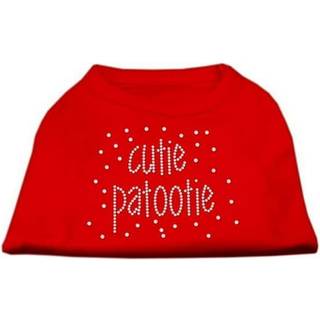 Cutie Patootie Rhinestone Shirts Red LG