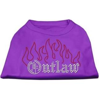 Outlaw Rhinestone skjortor Purple XL