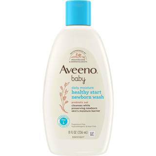 Aveeno Baby Healthy Start N?rende Newborn Wash Hypoallergen Baby Body Wash med pr?biotisk havre Renser blidt sart nyf?dt hud Parfumefri T?refri P