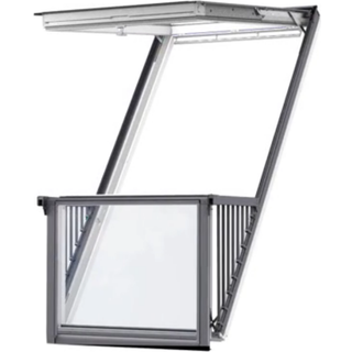 VELUX CABRIO® tagaltan GDL 2066 hvidmalet træ - MK19 - 78 x 252