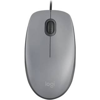 Logitec - M110 lydløs mus - grå