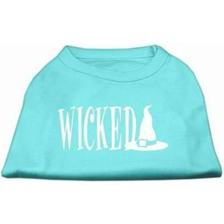 Wicked Screen Print Shirt Aqua XXL