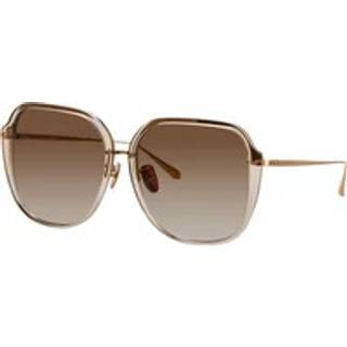 Linda Farrow SOFIA LFL1500 C3 61 Solbriller Mænd Grå - Transparent Ash Grey Orange - 61mm