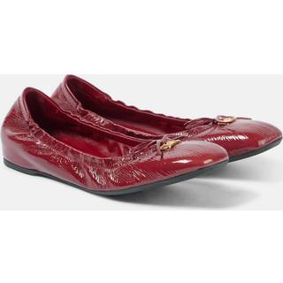 Valentino Garavani VLogo Signature patent leather ballet flats - red - EU 36