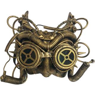 Cyber Owl Steampunk Maske