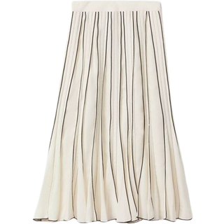 Reiss Tara Contrast Flæsekant Midi Skirt36