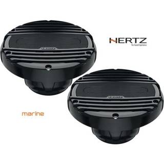 Marin koaksialhøjttaler Hertz HMX 6.5-TC, 6.5", 150 W, sort, til indbygning, 2-pak