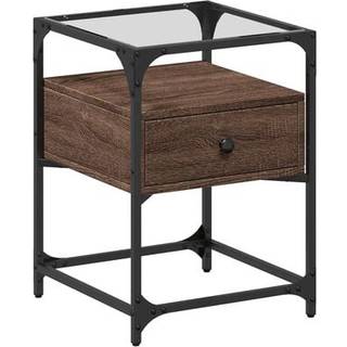 Sengebord 40X40X55 Cm Konstrueret Træ - 1 / Brun eg