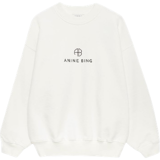 Anine Bing A-08-10077 Sweat-Shirt Sweatshirts A-08-10077 Ivory (MEDIUM)