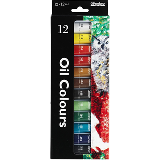 Beginners Oil Paint, oliefarver til nybegyndere 12×12 ml