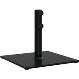 Parasolfod Til Ø32/38/48 Mm Stænger 17 Kg Firkantet - Sort