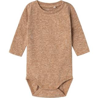 NAME IT Langærmet Body Koby Almond