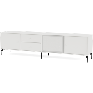 Montana OCTAVE VIII TV-bord Med Ben - 101 New White - 05 Black