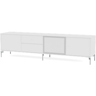 Montana OCTAVE VIII TV-bord Med Ben - 101 New White - 99 Matforkromet zink
