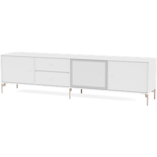 Montana OCTAVE VIII TV-bord Med Ben - 38 Snow - 137 Mushroom