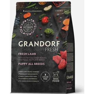 Grandorf Fresh Puppy All Breeds - Frisk Lam og Kornfri - 3kg