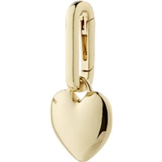 Pilgrim CHARM hjerte vedhæng, guldbelagt