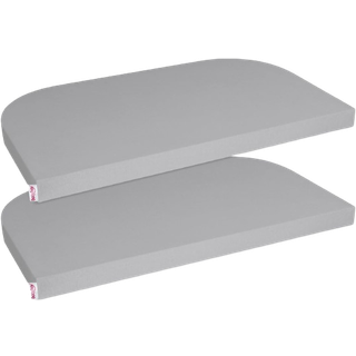 Babybay Jersey lagen, deluxe 2 stk. til Side by side seng Boxspring - hvid