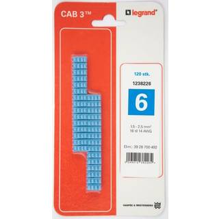 CAB3 Ledningsmærker 1,5-2,5 mm² (6)
