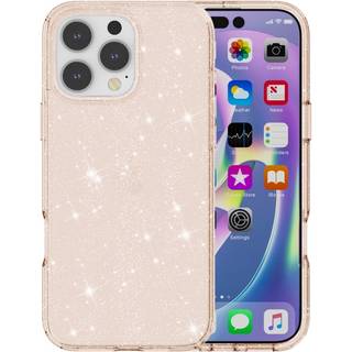 EIDERWOOD iPhone 16 Pro Max Hybrid Plastik Bagside Cover - Guld Glitter