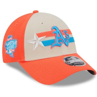 Oakland Athletics MLB All Star Game 2024 Workout Orange 9FORTY Stretch Snap Cap newera adult unisex Orange newera adult unisex Orange newera adult uni - Osfm