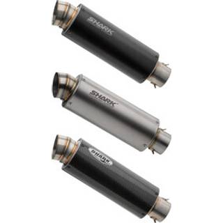 Shark Auspuff Src 4 Endelyddæmper SORT ELLER CARBON