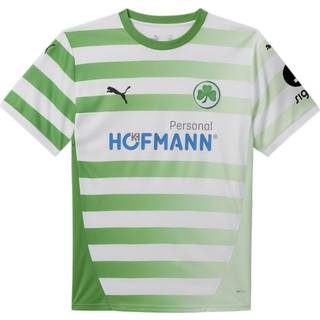 Puma Greuther FÃ¼rth 24/25 Home Jersey Youth, White, Size 13-14Y, Clothing - Fresh Mint - 13-14Y