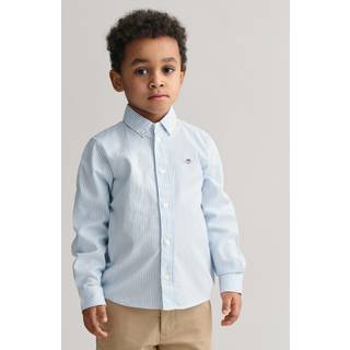 GANT Børn Kids Shield Oxford skjorte med striber (110/116)