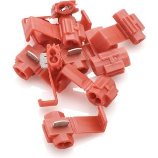 Rød skrueklemme 10-pakke