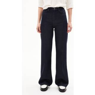 ARMEDANGELS Women's Enijaa Flow Jeans Damer størrelse 42-44 - Length: 32 farve blå