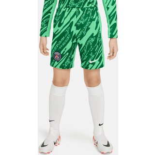 Paris Saint-Germain 2024/25 Stadium Goalkeeper Nike Dri-FIT Replica-fodboldshorts til større børn - grøn - XL