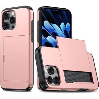 EIDERWOOD iPhone 16 Pro Håndværker Cover m. Kortholder - Rose Gold