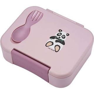 Carl Oscar BentoBOX Madkasse m. CUTElery - Kids - Panda - Rosa