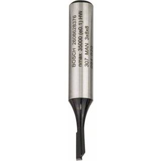 Bosch 2608628376 Notfræser enkelt-snit 3 x 8 mm (diameter x længde)