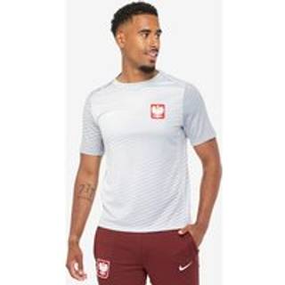 Kortærmet Polen Academy Pro Nike Dri-FIT-fodboldtrøje til mænd - grå - L