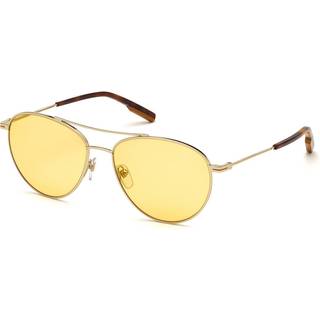 Zegna EZ0137 32E 56 Solbriller Mænd Guld - Gold - 56mm