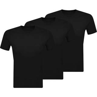 Pakke med tre T-shirts i bomuld med broderet logo