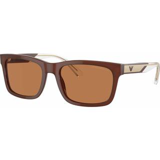 Emporio Armani Mand EA4224 609573 Solbriller Acetat Brun Brun Firkantet Normal