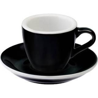 Loveramics Egg - Espressokop med underkop 80 ml Granite Granitgrå