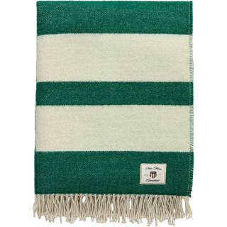Gant Home Stripe tæppe 130x200 Cm - Plaider & Tæpper Uld Deep Forest - 853104102-310