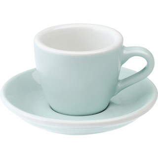 Loveramics Egg - Espressokop med underkop  80 ml  River Blue