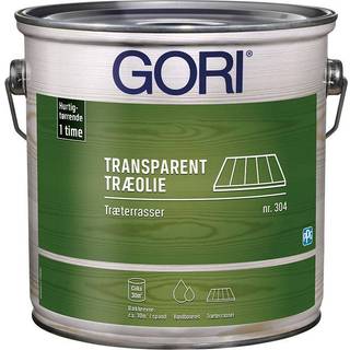 GORI Transparent Træolie Træterrasse 304 5 Liter - 5 liter - Grøntonet