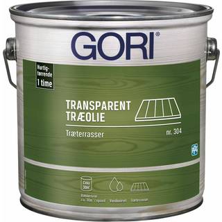 Gori 304 transparent træolie 2,25 liter - farveløs (På lager i varehus)