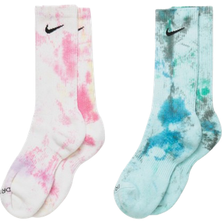 Nike Dri-FIT Everyday Plus Color Splash Cushioned Crew Socks Multi-Color XL - Multi-Color - XL